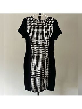 Marc Cain Elegant Black and White Dress, Size N3, US 6.